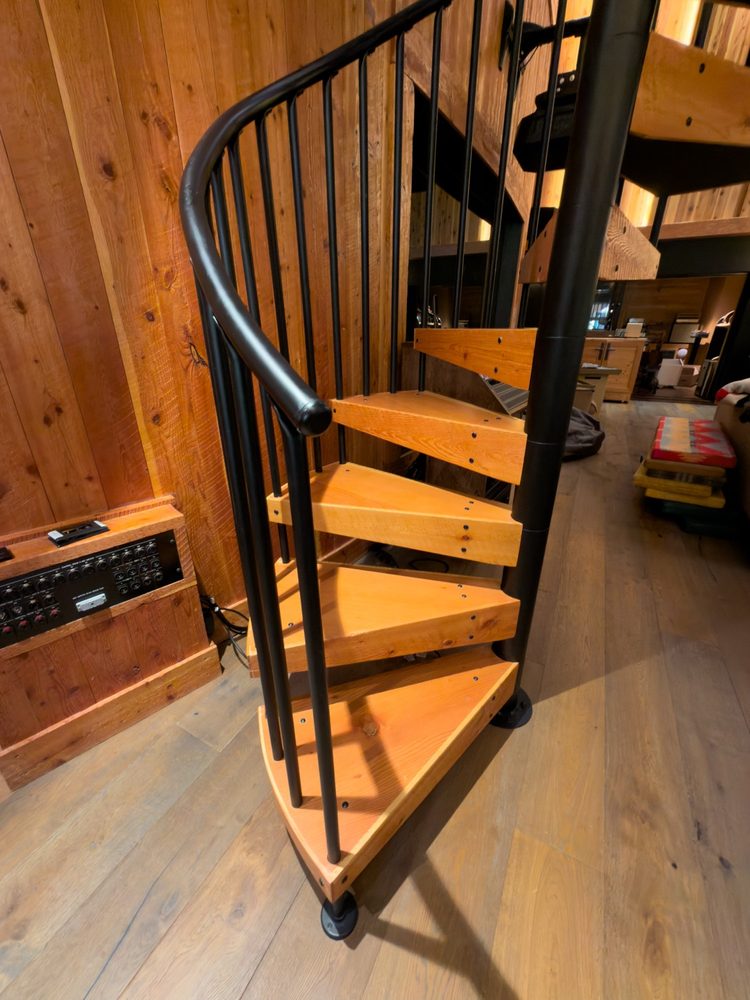 Spiral Stairs Wood Sample